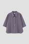 【予約販売】COTTON LINEN GINGHAM SHIRT マーガレット・ハウエル/MARGARET HOWELL