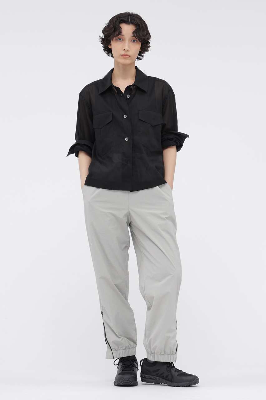 MARGARET HOWELL(マーガレット・ハウエル)｜SHEER COTTON STRIPE SHIRT