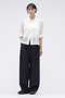 【予約販売】SHEER COTTON STRIPE SHIRT マーガレット・ハウエル/MARGARET HOWELL