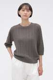 CABLE KNIT LINEN KNITWEAR