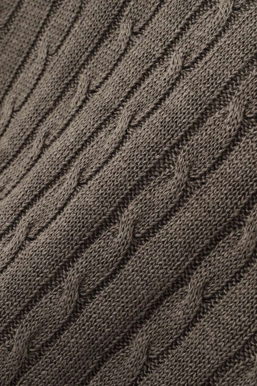 MARGARET HOWELL モヘアブランケット　ライトグレー MARGARET HOWELL(マーガレット・ハウエル)｜【予約販売】CABLE KNIT