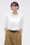 【予約販売】COTTON LINEN JERSEY TOP マーガレット・ハウエル/MARGARET HOWELL ホワイト
