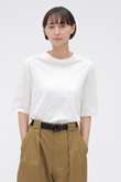 COTTON LINEN JERSEY TOP