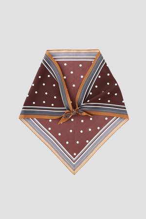 マーガレット・ハウエル/MARGARET HOWELLの【予約販売】FRAME SPOT SCARF(140100/140103)