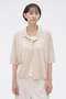 FINE LINEN COTTON KNITWEAR マーガレット・ハウエル/MARGARET HOWELL ピンク