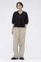 【予約販売】COTTON LINEN TINY RIPSTOP TROUSERS マーガレット・ハウエル/MARGARET HOWELL ベージュ