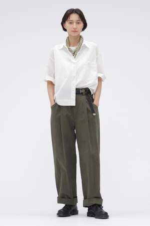 マーガレット・ハウエル/MARGARET HOWELLの【予約販売】COTTON LINEN TINY RIPSTOP TROUSERS(110600/110601)