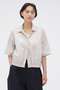 【予約販売】GARMENT DYED COTTON POPLIN SHIRT マーガレット・ハウエル/MARGARET HOWELL ホワイト