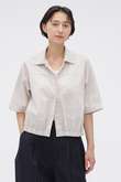 GARMENT DYED COTTON POPLIN SHIRT