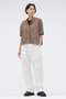 【予約販売】SURFACE DYED COTTON LINEN SHIRT マーガレット・ハウエル/MARGARET HOWELL