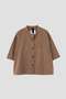 【予約販売】SURFACE DYED COTTON LINEN SHIRT マーガレット・ハウエル/MARGARET HOWELL