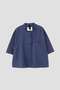【予約販売】SURFACE DYED COTTON LINEN SHIRT マーガレット・ハウエル/MARGARET HOWELL