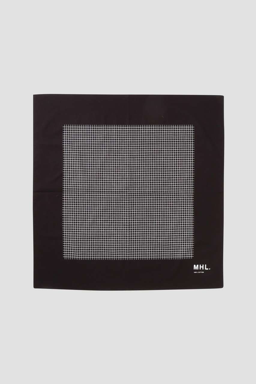 マーガレット・ハウエル/MARGARET HOWELLの【予約販売】PLAIN GRID SCARF(ブラウン/5956278203)