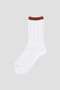 【予約販売】TIPPED COTTON RIB SOCKS マーガレット・ハウエル/MARGARET HOWELL ホワイト