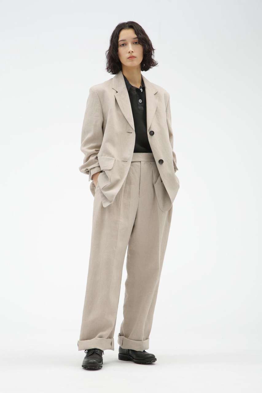 MARGARET HOWELL(マーガレット・ハウエル)｜COMPACT LINEN TROUSERS