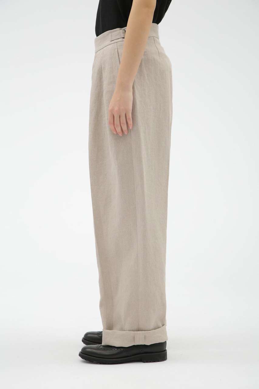 MARGARET HOWELL(マーガレット・ハウエル)｜COMPACT LINEN TROUSERS