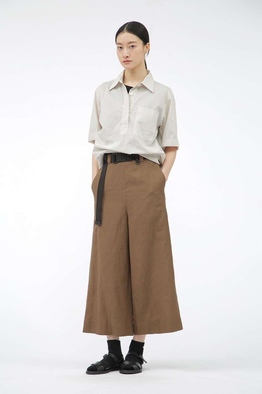 マーガレット・ハウエル/MARGARET HOWELLのYARN DYE WOOL LINEN(ブラウン/5785144001)