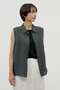 LINEN CHAMBRAY SHIRT マーガレット・ハウエル/MARGARET HOWELL ブルー