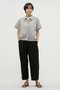 HAIRLINE STRIPE COTTON LINEN SHIRT マーガレット・ハウエル/MARGARET HOWELL