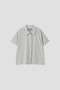 HAIRLINE STRIPE COTTON LINEN SHIRT マーガレット・ハウエル/MARGARET HOWELL