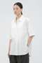 SOFT COTTON POPLIN SHIRT マーガレット・ハウエル/MARGARET HOWELL ホワイト