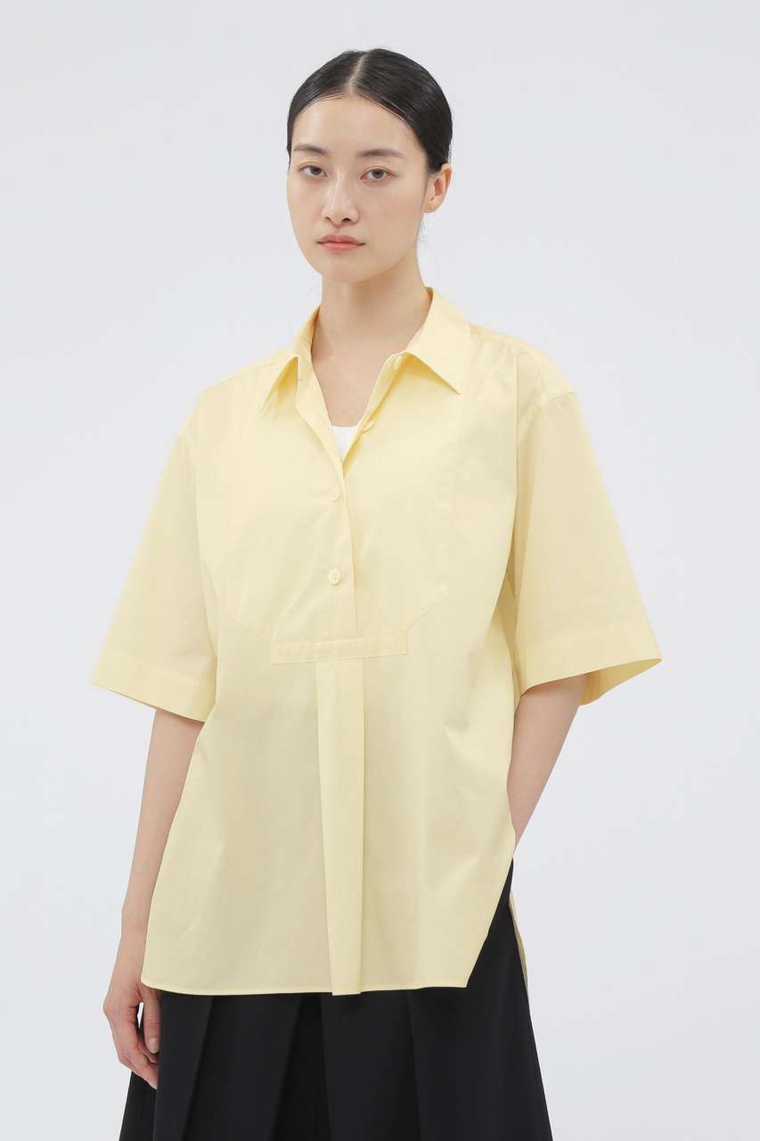 マーガレット・ハウエル/MARGARET HOWELLのSOFT COTTON POPLIN SHIRT(イエロー/5785152033)