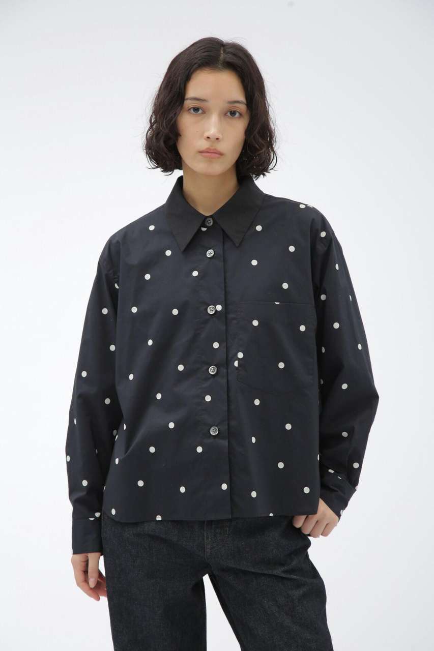 マーガレット・ハウエル/MARGARET HOWELLのSHEER COTTON POPLIN(ネイビー/5785153004)