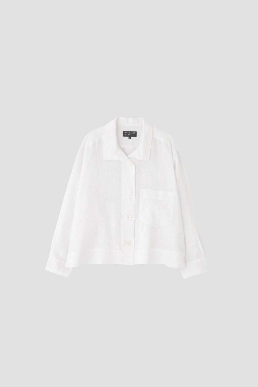 MARGARET HOWELL(マーガレット・ハウエル)｜LINEN VOILE/ホワイト の
