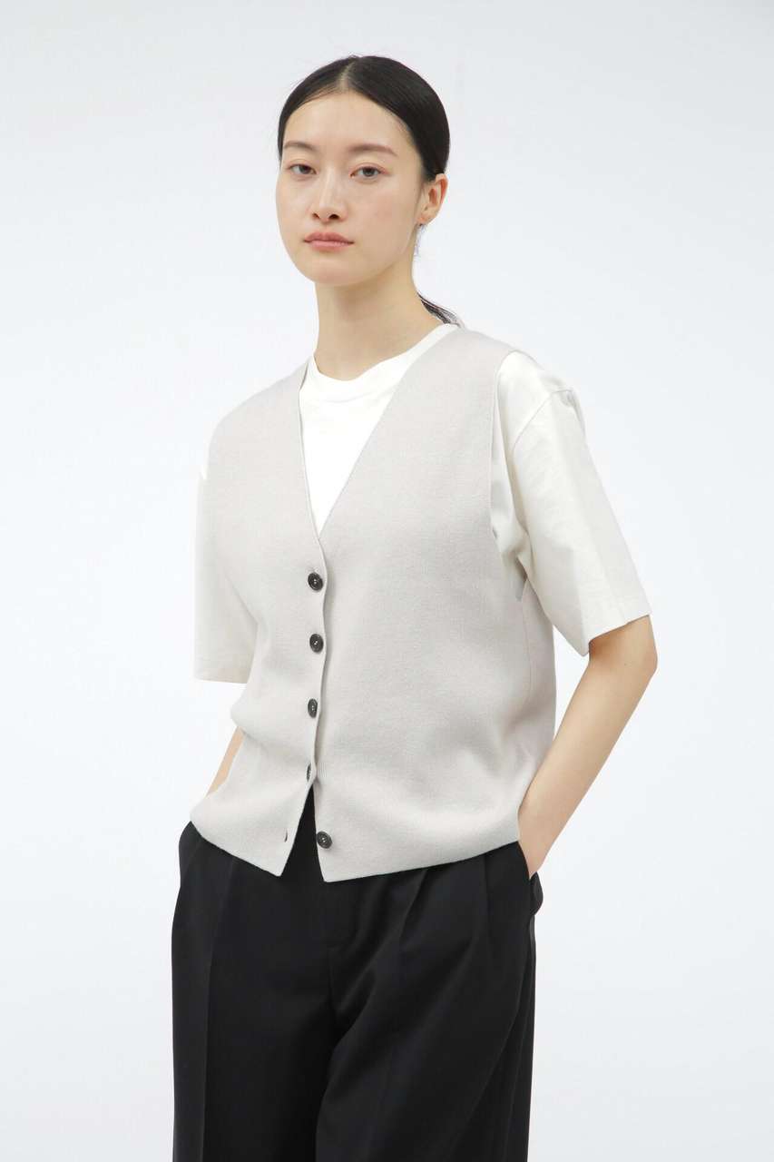 マーガレット・ハウエル/MARGARET HOWELLのRIBBED COTTON CASHMERE(ベージュ/5785161001)