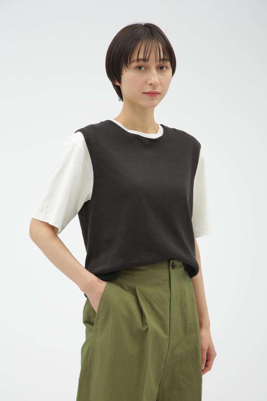 マーガレット・ハウエル/MARGARET HOWELLのCOTTON LINEN RAMIE(ブラック/5785161003)