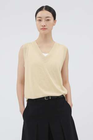 マーガレット・ハウエル/MARGARET HOWELLのWASHABLE SILK KNITWEAR(110300/110301)