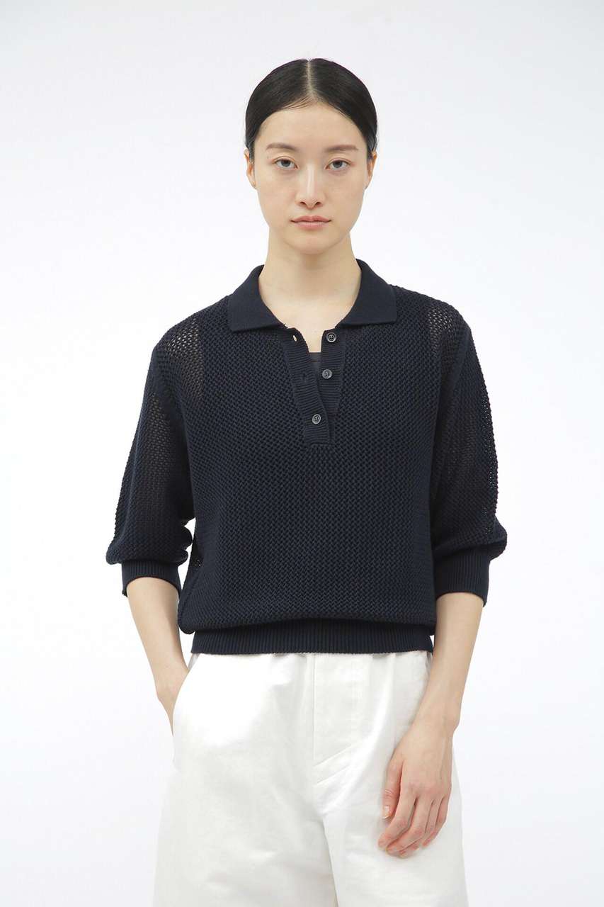 マーガレット・ハウエル/MARGARET HOWELLのLIGHT COTTON CASHMERE(ネイビー/5785162001)