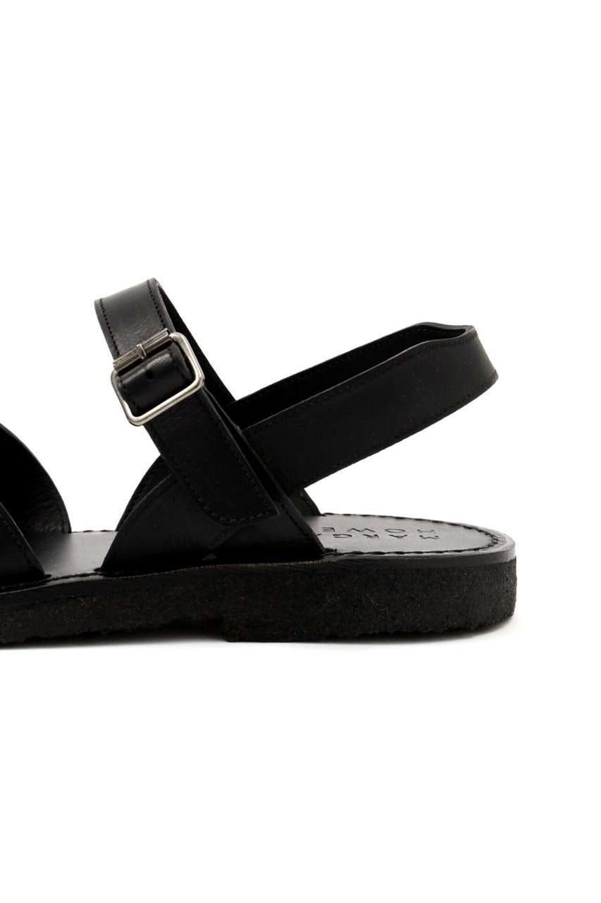 MARGARET HOWELL(マーガレット・ハウエル)｜LEATHER SANDALS/ブラック