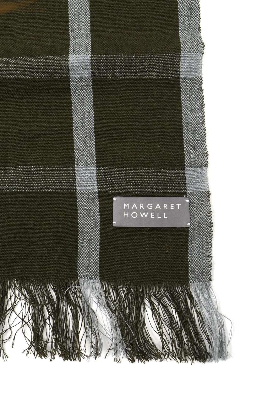 MARGARET HOWELL(マーガレット・ハウエル)｜WINDOWPANE CHECK SCARF