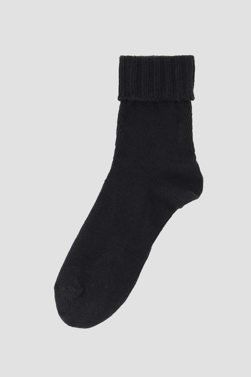 マーガレット・ハウエル/MARGARET HOWELLのCOTTON LINEN SOCKS(ブラック/5785179005)