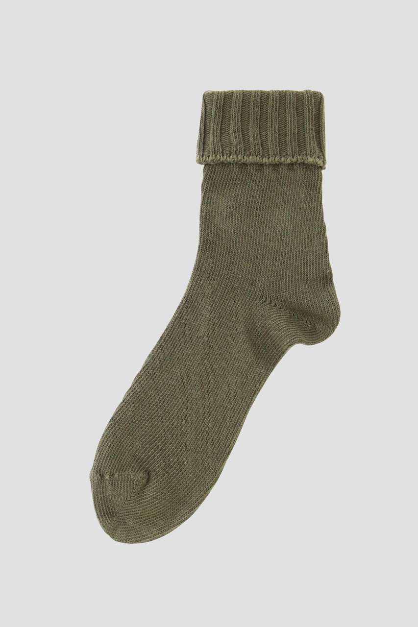 マーガレット・ハウエル/MARGARET HOWELLのCOTTON LINEN SOCKS(カーキ/5785179005)