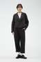 WASHED COTTON POPLIN TROUSERS マーガレット・ハウエル/MARGARET HOWELL ブラック