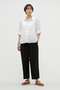 WASHED COTTON POPLIN TROUSERS マーガレット・ハウエル/MARGARET HOWELL