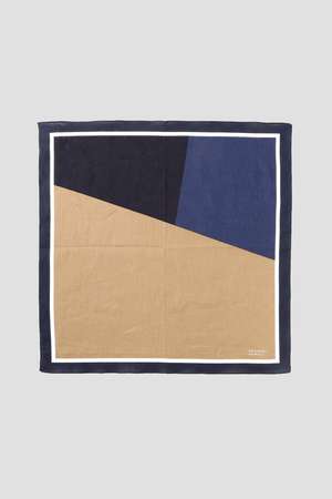 マーガレット・ハウエル/MARGARET HOWELLのCOLOR BLOCK HANKY