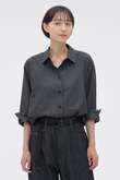 SPOT PRINT COTTON SILK SHIRT