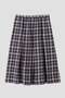 【予約販売】WOOL LINEN CHECK SKIRT マーガレット・ハウエル/MARGARET HOWELL