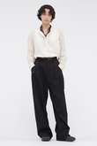 ORGANIC COTTON TWILL TROUSERS