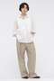 【予約販売】ORGANIC COTTON TWILL TROUSERS マーガレット・ハウエル/MARGARET HOWELL ベージュ