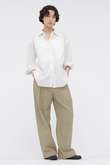 ORGANIC COTTON TWILL TROUSERS