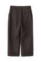 【予約販売】LINEN WOOL GINGHAM TROUSERS マーガレット・ハウエル/MARGARET HOWELL
