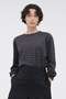 【予約販売】STRIPE COTTON JERSEY TOP マーガレット・ハウエル/MARGARET HOWELL カーキ