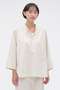 【予約販売】BRUSHED OXFORD PJ SHIRT マーガレット・ハウエル/MARGARET HOWELL ベージュ