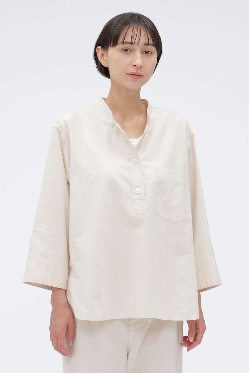 マーガレット・ハウエル/MARGARET HOWELLの【予約販売】BRUSHED OXFORD PJ SHIRT(ベージュ/5896253201)
