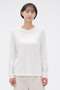 【予約販売】SIRO SPUN COTTON JERSEY TOP マーガレット・ハウエル/MARGARET HOWELL ホワイト