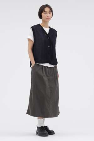マーガレット・ハウエル/MARGARET HOWELLの【予約販売】WASHED COTTON NYLON SKIRT(110700/110702)